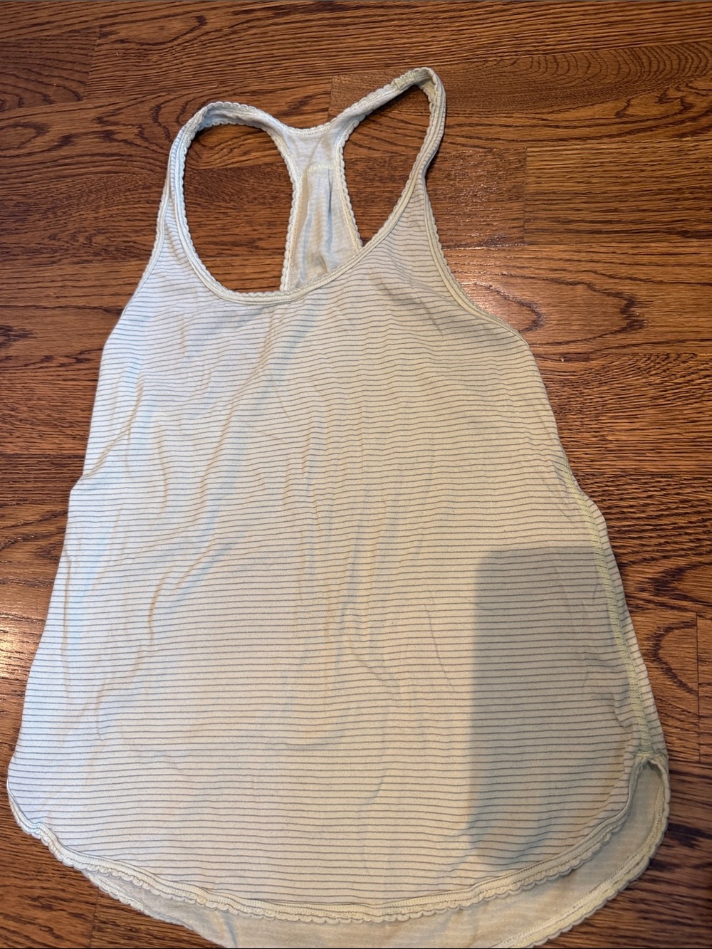Yellow Striped Racerback Tank Top - lululemon Women